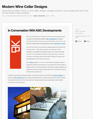 Modern Wine Cellar Designs April 2013